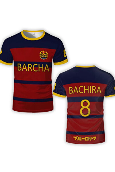 Touz Moda Anime Blue Lock Barcha T Shirt Soccer Jersey