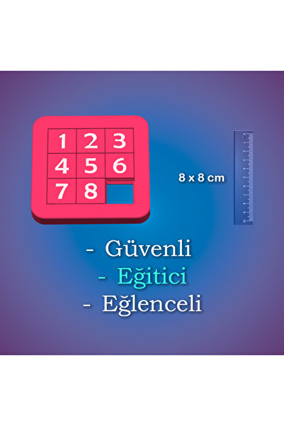 play Sayı kaydırma oyunu 3x3 blok sayılar puzzle oyunu çocuk yetişkin zeka oyun