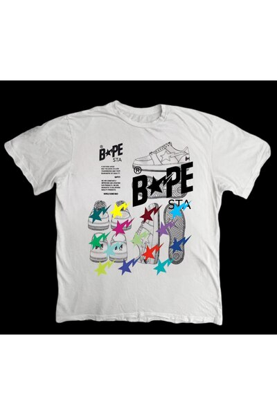 StartMore أبيض أبيض أوفرسي للجنسين Dtf