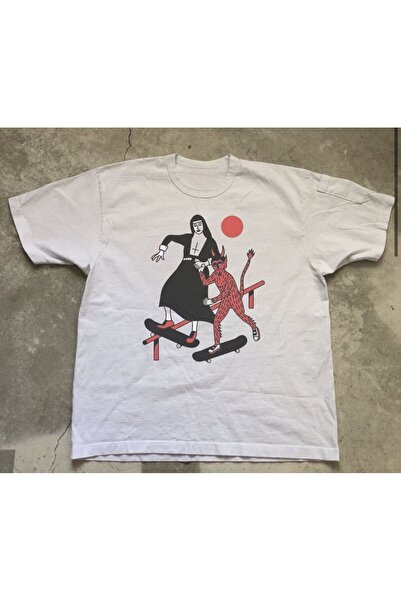 StartMore طباعة Dtf كبيرة الحجم باللون الأبيض للجنسين