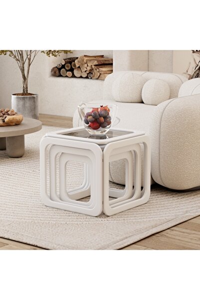 LUBAN BOX 3 LÜ BOHEM TARZI YAN SEHPA ZİGON