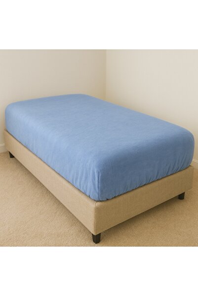 Ezgi bumbac 100% cearșaf de prosop elastic pentru o persoană 100x200 cm+25 cm...