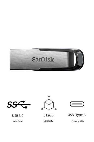 SanDisk 512GB Ultra Flair Flash Drive - SDCZ73-512G-G46