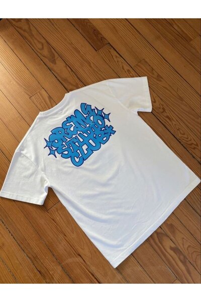StartMore White Unisex Oversize Dtf Printed
