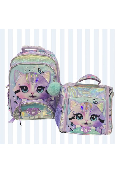 cosmic kırtasiye Chimola MOR kedi okul çantası seti
