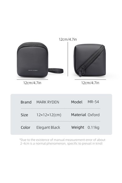 Mark Ryden MR-54 Digital 3C Organizer Bag, Compact Travel Pouch for Electronics, Cables & Cards