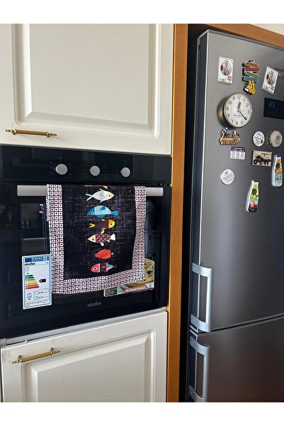 THEMODERNHANE Dekoratif Desenli Mutfak havlusu 35 x 50 Pamuklu yıkanabilir te...