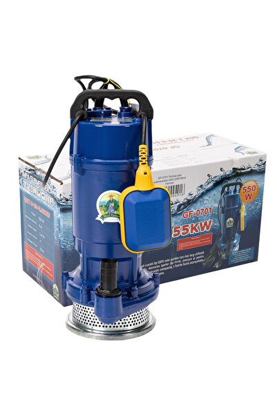 Golden Fish Pompă submersibilă de apă 550 W, 20 m, 1", cu plutitor, 3 mc/h, G...