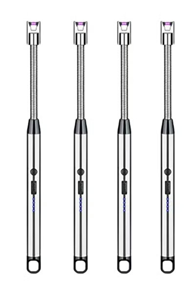 Taimi Pack of 4 SILVER Dual Model Lighter Electric Lighter
