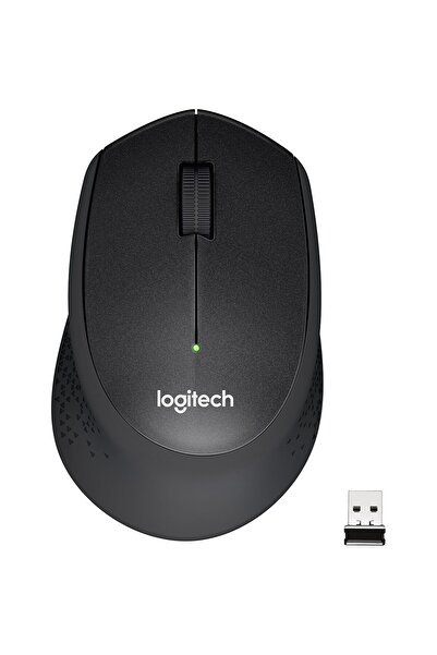 logitech Ποντίκι M330 Silent Plus, Ασύρματο, Μαύρο