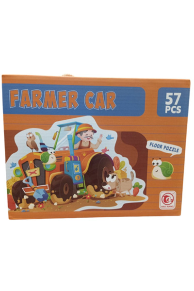 Family Center مجموعة ألغاز سيارة المزارع ٥٧ قطعة/صندوق ٢٢-٨٨٧٢٨