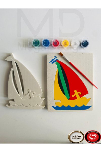 Mega Design Preschool Painting Activity. Child's Hand and Motor Skills Developer.