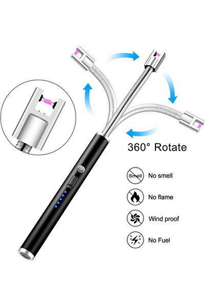 Taimi USB Type-C Rechargeable Electric Candle Lighter with Flexible Long Neck
