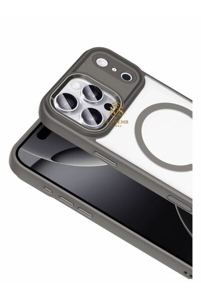 Massemr iPhone 17 Pro Premium Case Magsafe Compatible Transparent Shock Absorbing Cover