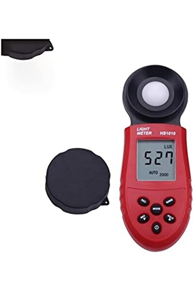 Generic جهاز قياس الضوء HS1010، جهاز قياس الضوء الرقمي المحمول، للاستخدام المنزلي والمكتبي، والتصوير الفوتوغرافي