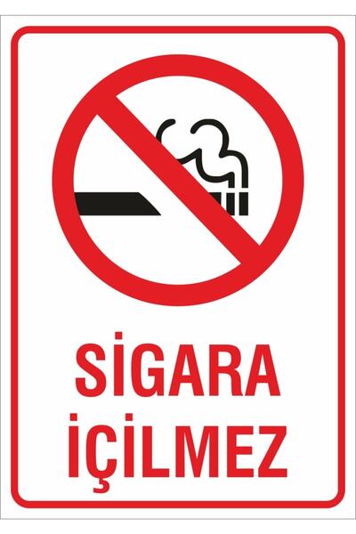 ünalgrup Work Safety Warning Sign 24X34 cm Door Wall Warning Sign Pvc