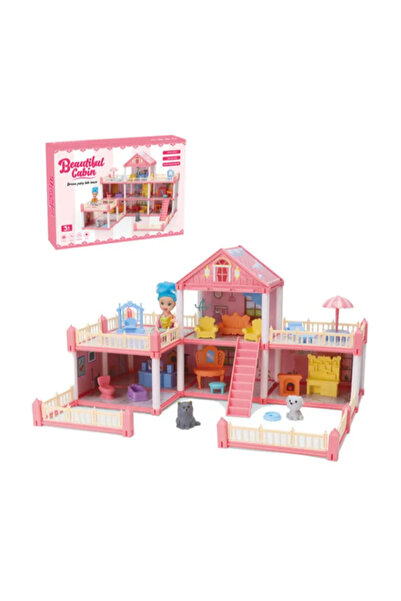 Family Center منزل وإكسسوارات مع دميتين 18-2939400