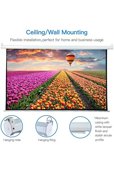 Taimi SCREEN PROJECTOR ELECTRIC With remote size 150X150cm