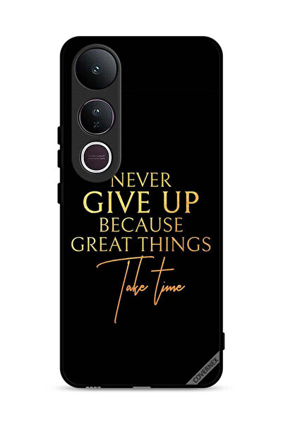 Covernex غطاء حماية لهاتف Vivo V50 Lite لا تستسلم أبدًا لأن الأشياء العظيمة ت...