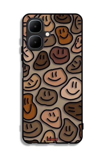Tolwak غطاء حماية لهاتف إنفينيكس سمارت ١٠ برسومات وجوه مبتسمة