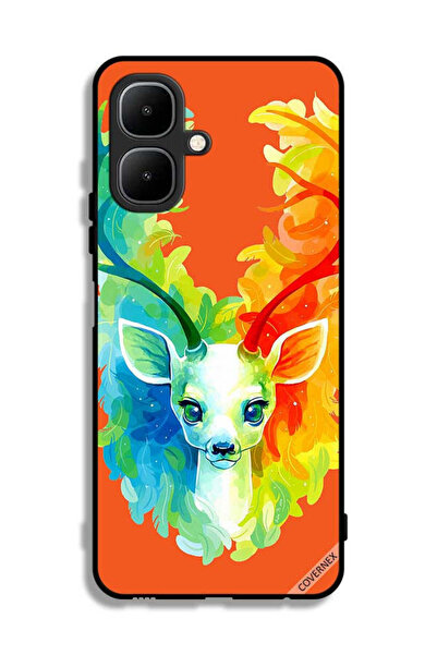 Covernex غطاء حماية لهاتف إنفينيكس سمارت 10 بطبعة غزال ملون