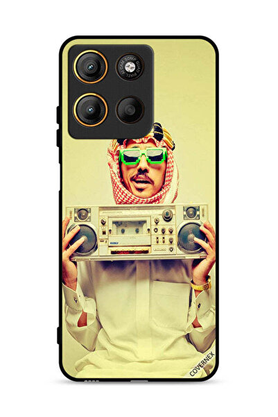 Covernex غطاء حماية موتورولا موتو جي 15 يحمل جهاز موسيقى عتيق