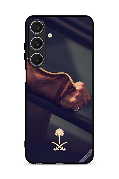 Covernex غطاء حماية لهاتف سامسونج جالكسي A17 مع شعار المملكة العربية السعودية