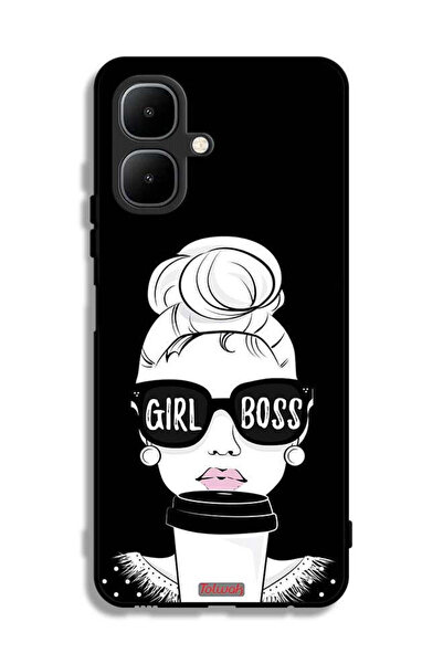 Tolwak غطاء حماية لهاتف إنفينيكس سمارت 10 - فتاة بوس