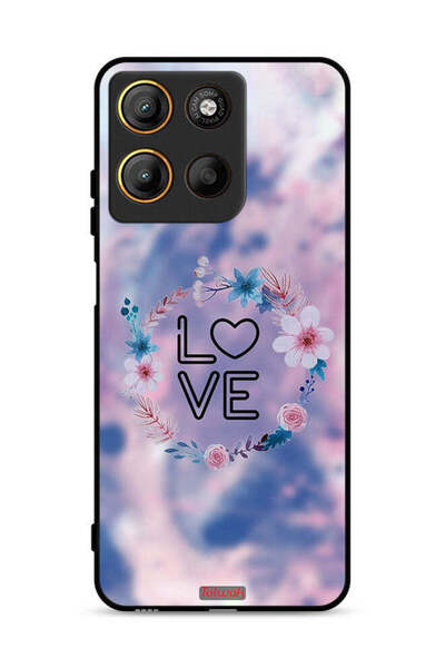 Tolwak غطاء حماية موتورولا موتو جي 15 برسومات زهور الحب