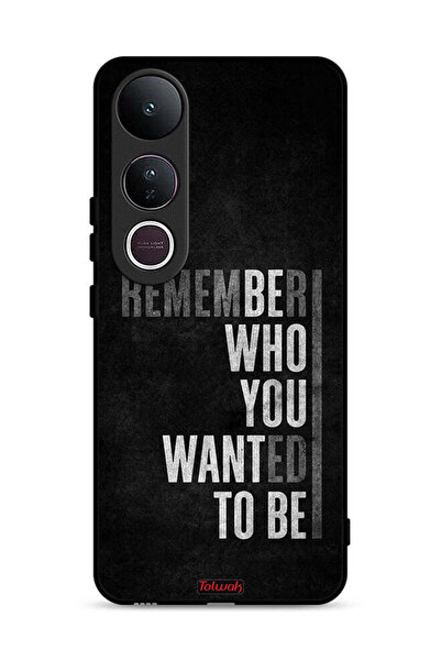 Tolwak غطاء حماية لهاتف Vivo V50 Lite تذكر من أردت أن تكون