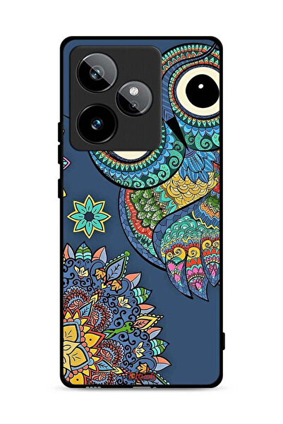 Tolwak غطاء حماية لهاتف Realme GT 7 5G بتصميم بومة زهرية