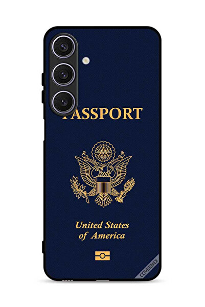 Covernex غطاء حماية لهاتف سامسونج جالاكسي A17 بنمط جواز السفر الأمريكي