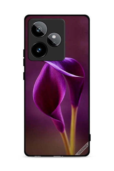 Covernex غطاء حماية لهاتف Realme GT 7T 5G بنقشة زهرتين جميلتين