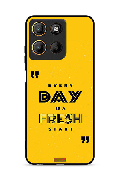 Tolwak غطاء حماية لهاتف موتورولا موتو جي 15 - كل يوم هو بداية جديدة