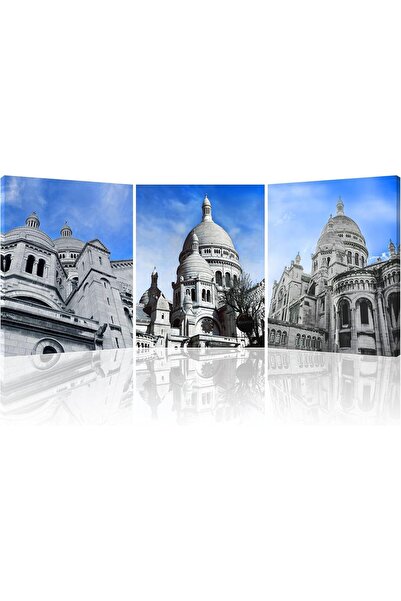 Today Idea مجموعة من 3 مطبوعات قماشية معمارية أوروبية من Today Idea