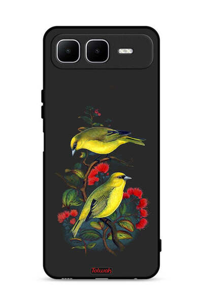 Tolwak غطاء حماية لهاتف إنفينيكس سمارت 10 بلس بنقشة طيور