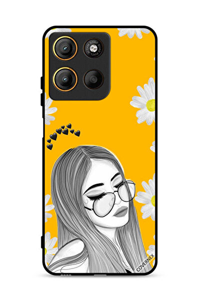 Covernex غطاء حماية موتورولا موتو جي 15 برسومات فنية لفتاة