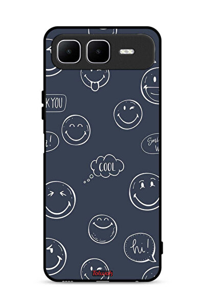 Tolwak غطاء حماية لهاتف Infinix Smart 10 Plus برسومات Cool Faces