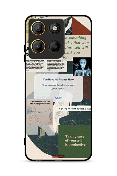 Tolwak غطاء حماية لهاتف موتورولا موتو جي 15 - اسمح لنفسك بالنمو