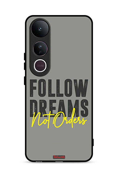 Tolwak غطاء حماية لهاتف Vivo V50 Lite - اتبع الأحلام وليس الأوامر