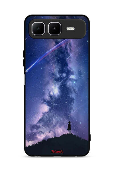 Tolwak غطاء حماية لهاتف Infinix Smart 10 Plus - نجوم متحركة