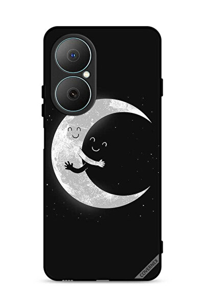 Covernex غطاء حماية لهاتف هواوي نوفا Y73 بتصميم عناق القمر والسماء المظلمة