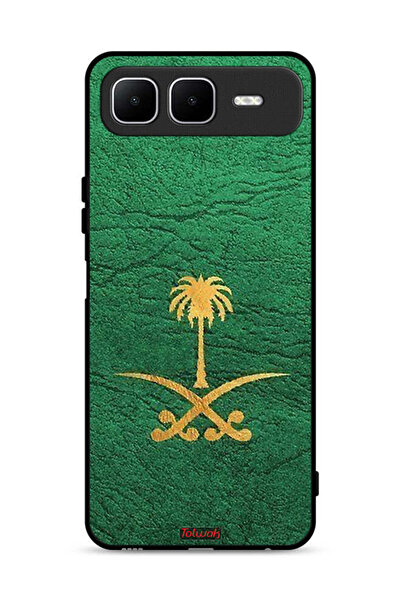 Tolwak غطاء حماية لجهاز إنفينيكس سمارت ١٠ بلس، علامة المملكة العربية السعودية...