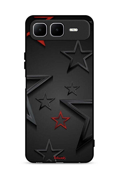 Tolwak غطاء حماية بنقشة نجوم لهاتف إنفينيكس سمارت 10 بلس