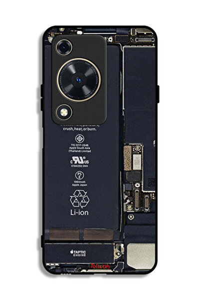 Tolwak غطاء حماية لهاتف هواوي نوفا Y72S بنمط دائرة الهاتف