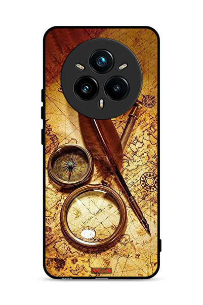 Tolwak غطاء حماية لجهاز Realme 14 Pro 5G بتصميم بوصلة عتيقة