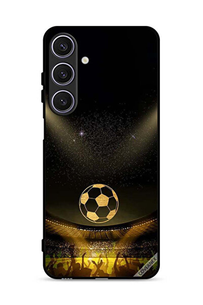Covernex غطاء حماية لهاتف Samsung Galaxy A17، أسود، بخلفية فيلم كرة قدم كلاسيكية