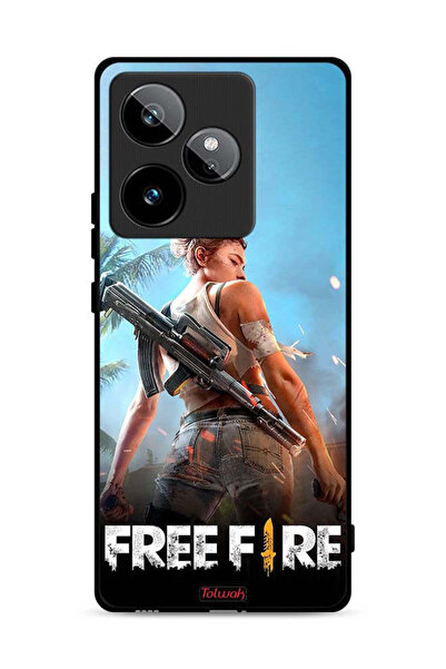 Tolwak غطاء حماية لجهاز Realme GT 7 5G بتصميم فري فاير