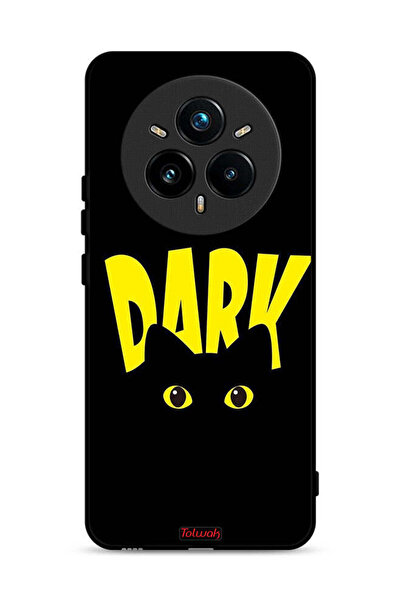 Tolwak غطاء حماية لجهاز Realme 14 Pro Plus 5G - قطة داكنة