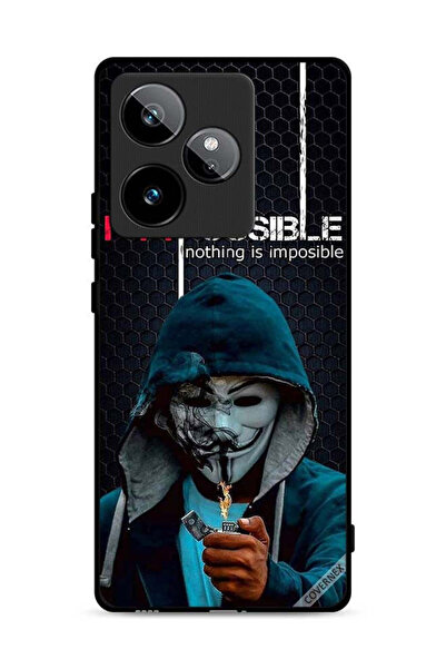 Covernex غطاء حماية لهاتف Realme GT 7T 5G بخلفية "أنا ممكن، لا شيء مستحيل"